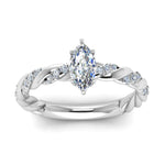 Load image into Gallery viewer, marquise-cut-twisted-vine-engagement-ring-in-white-gold-FD9127MQRANGLE5-NL-WG
