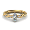 Load image into Gallery viewer, marquise-cut-twisted-vine-engagement-ring-in-yellow-gold-FD9127MQR-NL-YG