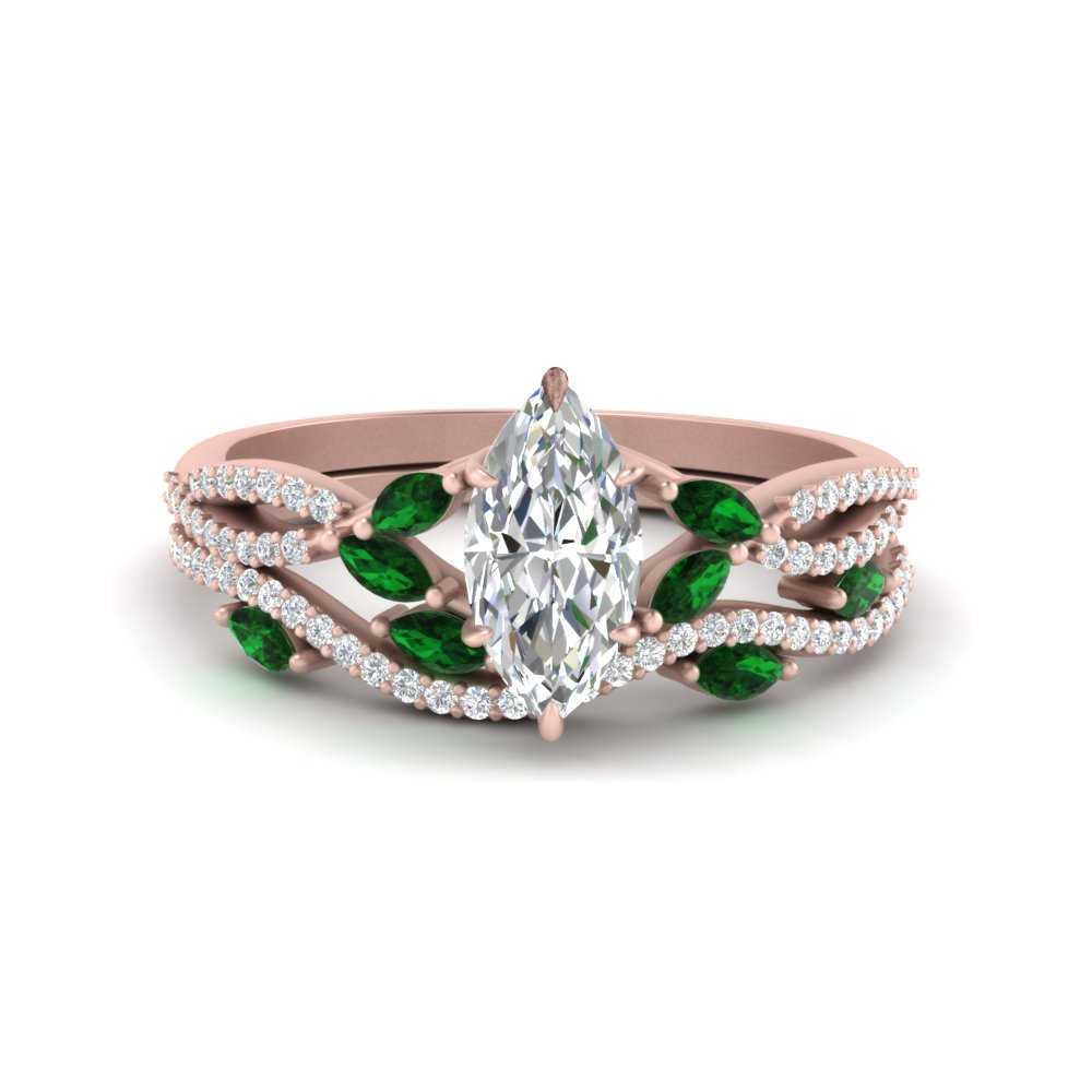 marquise-cut-twisted-vine-luxury-emerald-bridal-ring-set-in-rose-gold-FDENR3211MQGEMGRANGLE3-NL-RG