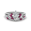 Load image into Gallery viewer, marquise-cut-twisted-vine-luxury-pink-sapphire-bridal-ring-set-in-white-gold-FDENR3211MQGSADRPIANGLE3-NL-WG