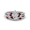 Load image into Gallery viewer, marquise-cut-twisted-vine-luxury-ruby-bridal-ring-set-in-white-gold-FDENR3211MQGRUDRANGLE3-NL-WG