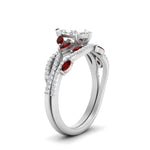 Load image into Gallery viewer, marquise-cut-twisted-vine-luxury-ruby-bridal-ring-set-in-white-gold-FDENR3211MQGRUDRANGLE3-NL-WG
