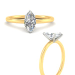 Load image into Gallery viewer, marquise-cut-two-tone-1.5-mm-comfort-fit-solitaire-ring-in-yellow-gold-fdens11590mqrangle3-1.50mm-nl-yg?v=1758104154
