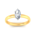 Load image into Gallery viewer, marquise-cut-two-tone-2.5-mm-comfort-fit-solitaire-ring-in-yellow-gold-fdens11590mqrangle5-2.50mm-nl-yg?v=1758109997