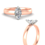 Load image into Gallery viewer, marquise-cut-two-tone-3-mm-comfort-fit-solitaire-ring-in-rose-gold-fdens11590mqrangle3-3.00mm-nl-rg?v=1758109997