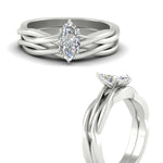 Load image into Gallery viewer, marquise-cut-vine-inspired-solitaire-bridal-ring-set-in-white-gold-fdens8252mqangle3-nl-wg.jpg?v=1767084998