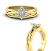 Load image into Gallery viewer, marquise-cut-vine-inspired-solitaire-bridal-ring-set-in-yellow-gold-fdens8252mqangle3-nl-yg.jpg?v=1767084998