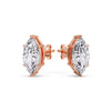 Load image into Gallery viewer, Marquise Diamond 6 Prong Stud Earrings Half Carat