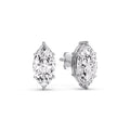 Thumbnail 52 - Marquise Diamond 6 Prong Stud Earrings Half Carat