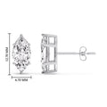 Thumbnail 54 - Marquise Diamond 6 Prong Stud Earrings Half Carat