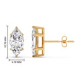 Thumbnail 59 - Marquise Diamond 6 Prong Stud Earrings Half Carat