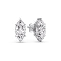 Thumbnail 66 - Marquise Diamond 6 Prong Stud Earrings Half Carat