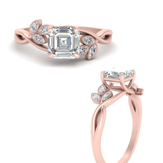 marquise-diamond-bezel-set-nature-inspired-asscher-cut-engagement-ring-in-rose-gold-FD10962ASRANGLE3-NL-RG