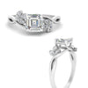 Load image into Gallery viewer, marquise-diamond-bezel-set-nature-inspired-asscher-cut-engagement-ring-in-white-gold-FD10962ASRANGLE3-NL-WG