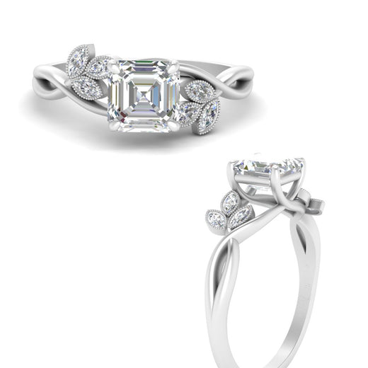 marquise-diamond-bezel-set-nature-inspired-asscher-cut-engagement-ring-in-white-gold-FD10962ASRANGLE3-NL-WG