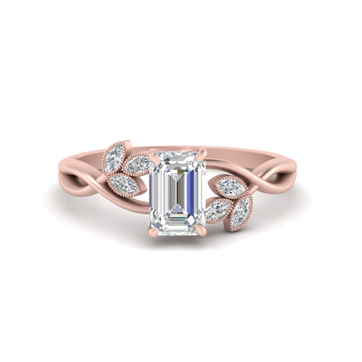 marquise-diamond-bezel-set-nature-inspired-emerald-cut-engagement-ring-in-rose-gold-FD10962EMR-NL-RG