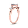 Load image into Gallery viewer, marquise-diamond-bezel-set-nature-inspired-emerald-cut-engagement-ring-in-rose-gold-FD10962EMRANGLE2-NL-RG