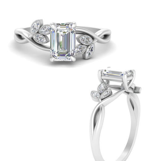 marquise-diamond-bezel-set-nature-inspired-emerald-cut-engagement-ring-in-white-gold-FD10962EMRANGLE3-NL-WG