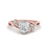 Load image into Gallery viewer, marquise-diamond-bezel-set-nature-inspired-pear-shaped-engagement-ring-in-rose-gold-FD10962PER-NL-RG