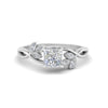 Load image into Gallery viewer, marquise-diamond-bezel-set-nature-inspired-princess-cut-engagement-ring-in-platinum-FD10962PRR-NL-WG