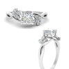 Load image into Gallery viewer, marquise-diamond-bezel-set-nature-inspired-princess-cut-engagement-ring-in-white-gold-FD10962PRRANGLE3-NL-WG