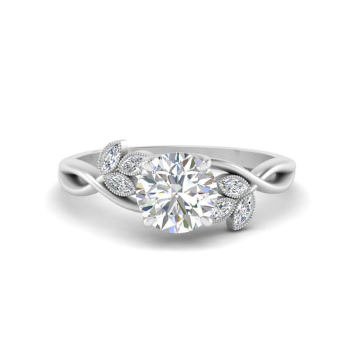 marquise-diamond-bezel-set-nature-inspired-round-cut-engagement-ring-in-platinum-FD10962ROR-NL-WG