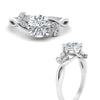 Load image into Gallery viewer, marquise-diamond-bezel-set-nature-inspired-round-cut-engagement-ring-in-white-gold-FD10962RORANGLE3-NL-WG