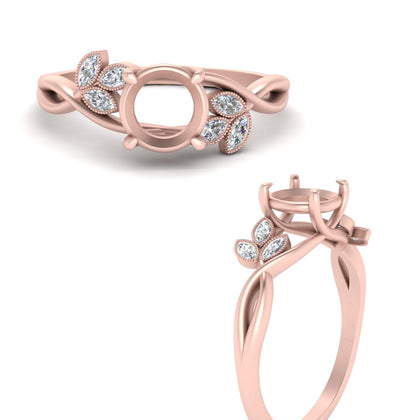marquise-diamond-bezel-set-nature-inspired-semi-mount-engagement-ring-in-rose-gold-FD10962SMR-NL-RG