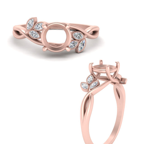 marquise-diamond-bezel-set-nature-inspired-semi-mount-engagement-ring-in-rose-gold-FD10962SMR-NL-RG