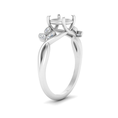 marquise-diamond-bezel-set-nature-inspired-semi-mount-engagement-ring-in-white-gold-FD10962SMRANGLE3-NL-WG