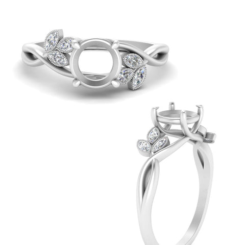 marquise-diamond-bezel-set-nature-inspired-semi-mount-engagement-ring-in-white-gold-FD10962SMR-NL-WG