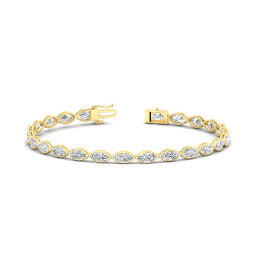 marquise-diamond-bezel-set-tennis-bracelet-in-yellow-gold-fdbrc11563-nl-yg
