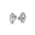 Thumbnail 20 - Bezel Stud Earring One Carat Marquise Diamond