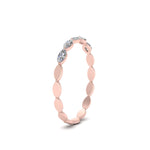 Load image into Gallery viewer, marquise-diamond-delicate-stack-band-in-rose-gold-FD9551B-NL-RG.jpg
