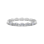 Load image into Gallery viewer, marquise-diamond-delicate-stack-band-in-white-gold-FD9551B-NL-WG.jpg
