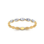 Load image into Gallery viewer, marquise-diamond-delicate-stack-band-in-yellow-gold-FD9551B-NL-YG.jpg
