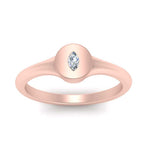 Load image into Gallery viewer, Marquise Disc Signet Ring
