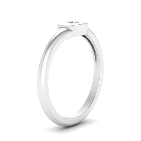 Marquise Disc Signet Ring