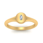 Load image into Gallery viewer, Marquise Disc Signet Ring
