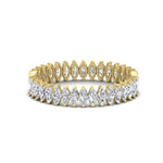 Load image into Gallery viewer, marquise-diamond-eternity-band-in-yellow-gold-FDEWB11257MQ-1.00CT-NL-YG