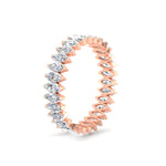 Load image into Gallery viewer, marquise-diamond-full-eternity-ring-for-women-in-rose-gold-FDEWB11257MQBANGLE2-3.00CT-NL-RG
