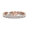 Load image into Gallery viewer, marquise-diamond-gold-tennis-bracelet-in-rose-gold-FDBRC8632MQANGLE4-NL-RG