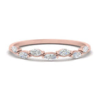 Load image into Gallery viewer, marquise-diamond-vintage-stacking-ring-in-rose-gold-FD123865-NL-RG.jpg
