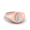 Load image into Gallery viewer, Marquise Disc Thick Signet Ring