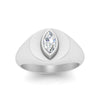 Load image into Gallery viewer, Marquise Disc Thick Signet Ring