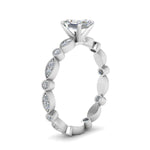 Load image into Gallery viewer, marquise-dot-eternity-engagement-ring

