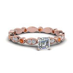 Load image into Gallery viewer, marquise-dot-eternity-engagement-ring
