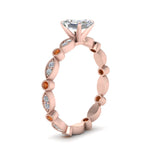 Load image into Gallery viewer, marquise-dot-eternity-engagement-ring
