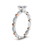 Load image into Gallery viewer, marquise-dot-eternity-engagement-ring
