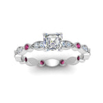 Load image into Gallery viewer, marquise-dot-eternity-engagement-ring
